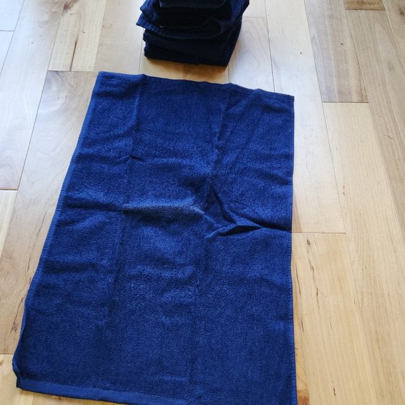 Dark Blue Hand Towels (set of 6) - Picture 1 of 4